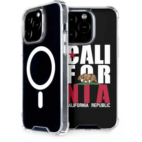 California Black Block iPhone 15 Pro MagSafe Case